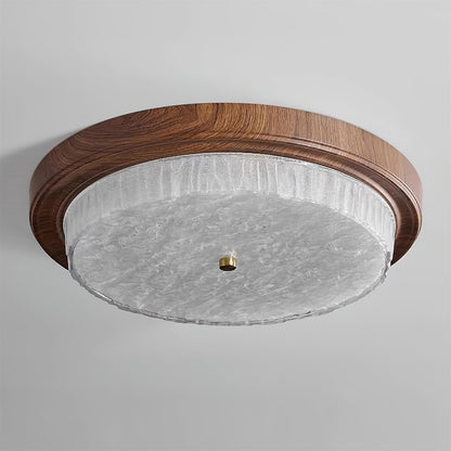 Velin Round Flush Ceiling Light