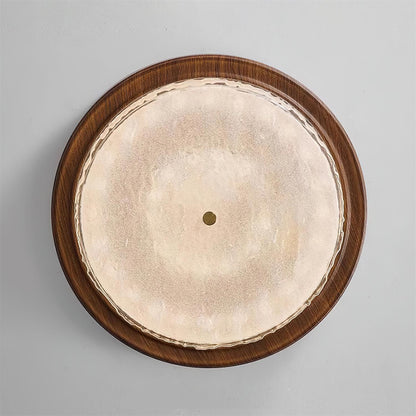 Velin Round Flush Ceiling Light