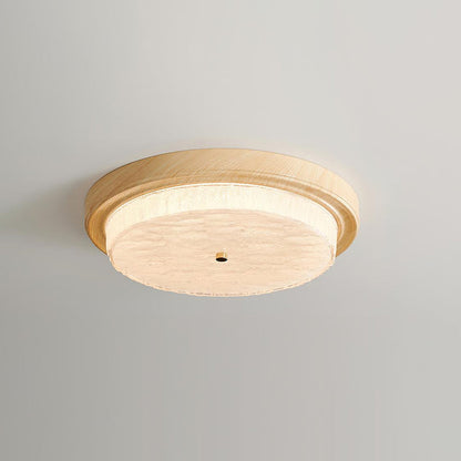 Velin Round Flush Ceiling Light