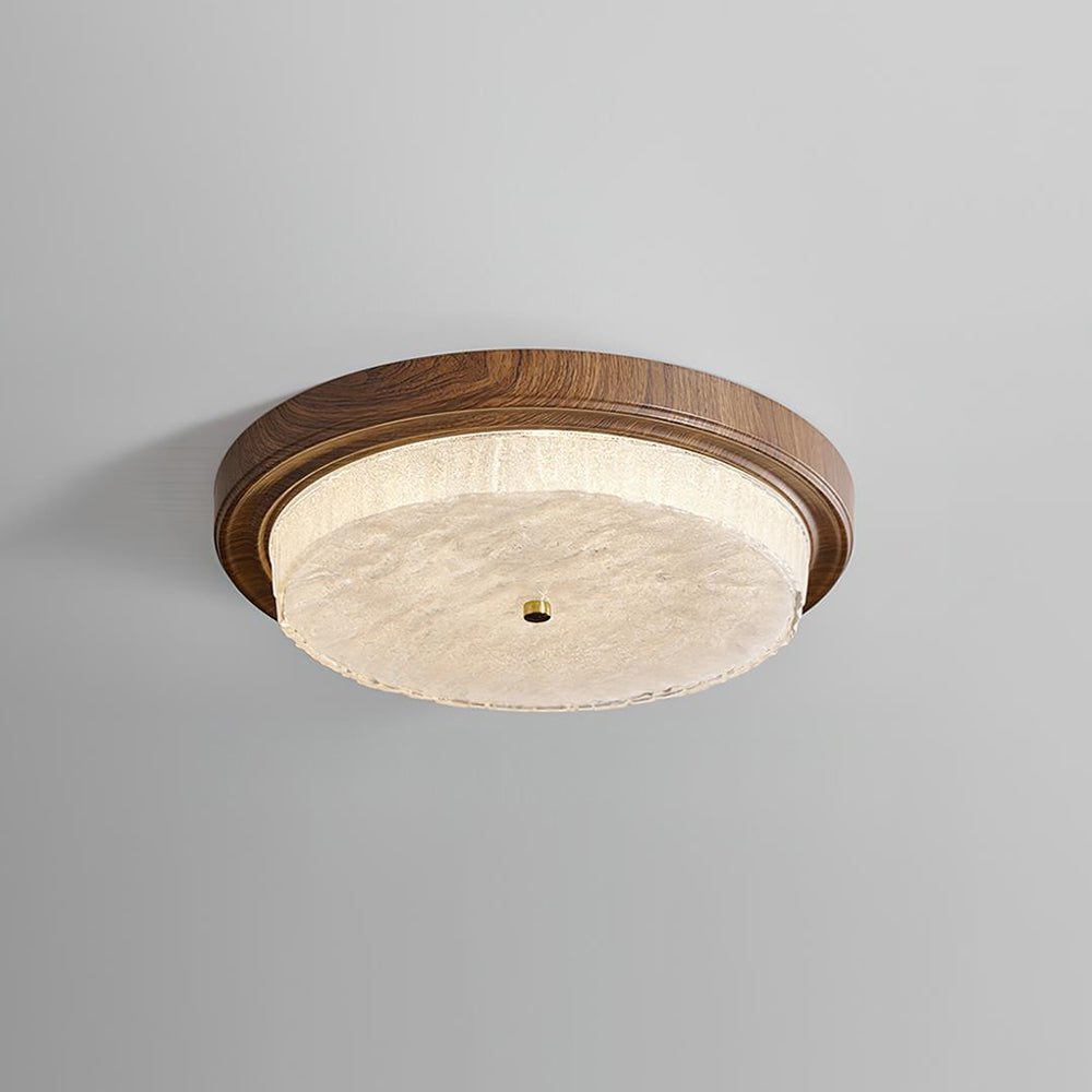 Velin Round Flush Ceiling Light