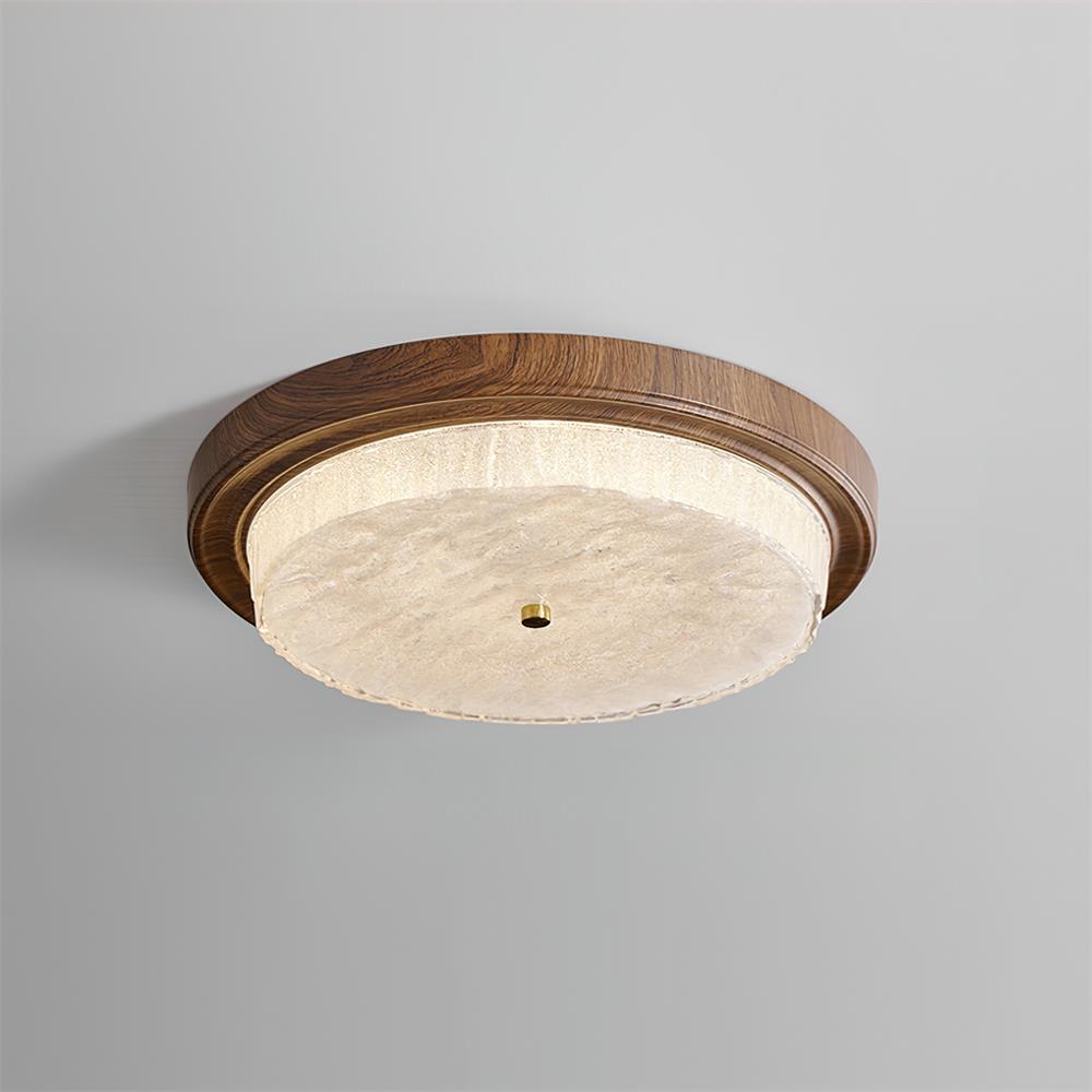 Velin Round Flush Ceiling Light