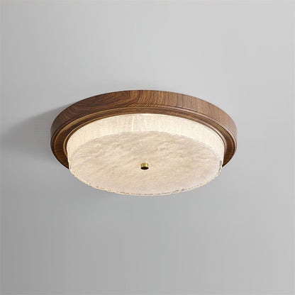 Velin Round Flush Ceiling Light