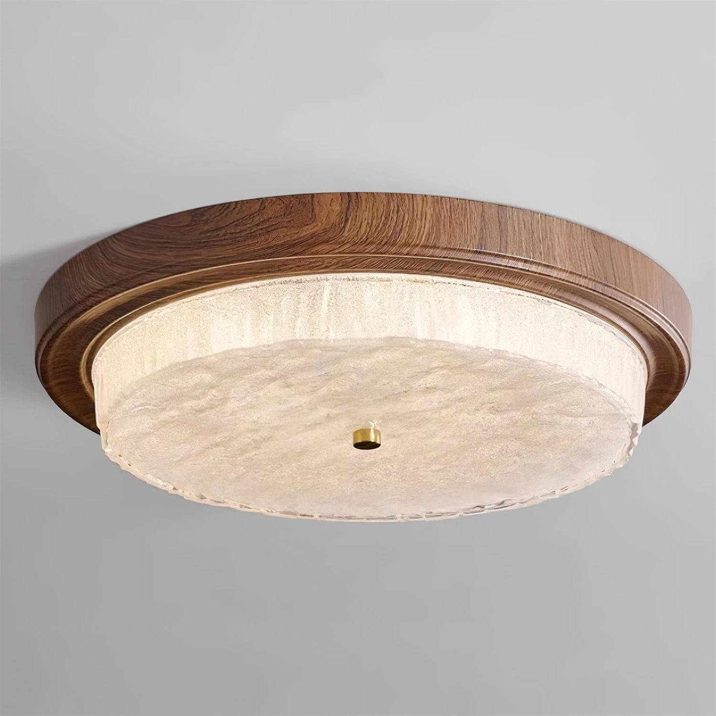 Velin Round Flush Ceiling Light