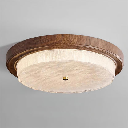 Velin Round Flush Ceiling Light