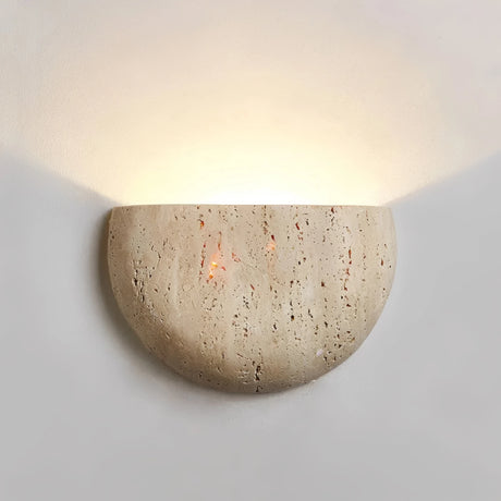 Wabi-Sabi | Wall Sconce Light with Handcrafted Yellow Stone Design – Soothing LED for Warm Ambience 3