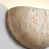 Wabi-Sabi | Wall Sconce Light with Handcrafted Yellow Stone Design – Soothing LED for Warm Ambience 4