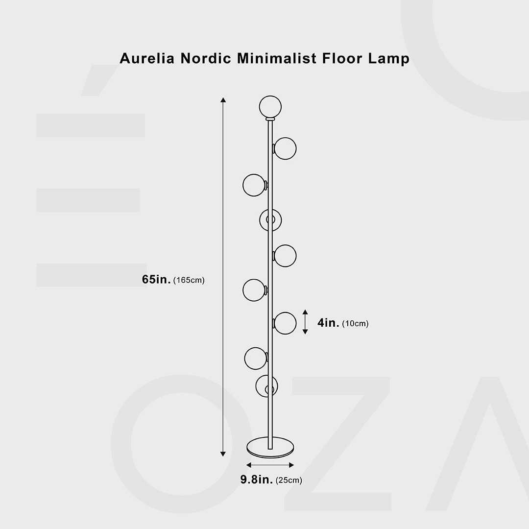 Aurelia Modern Minimalist Floor Lamp - Adjustable Lighting for Cozy Interiors 15