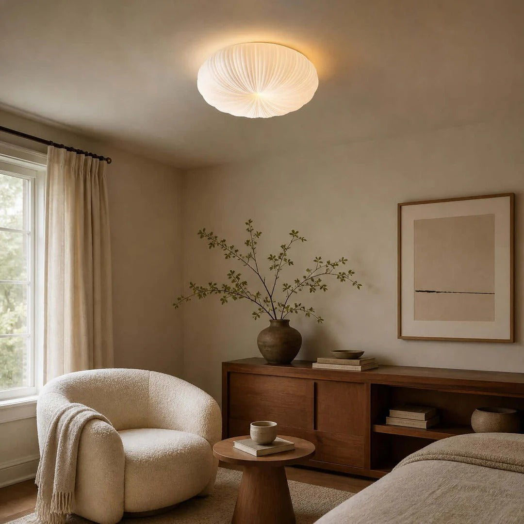 Shell Flush Ceiling Light