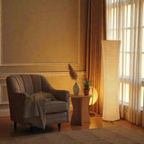 Lunaris Linen Floor Lamp