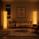 Lunaris Linen Floor Lamp
