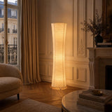 Lunaris Linen Floor Lamp