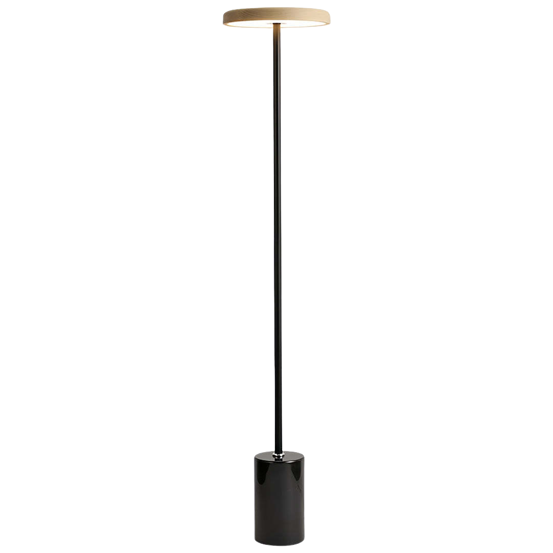 Minimalist Modern Floor Lamp with Floating Disc Head – Stylish Illumination for Living Room & Office 2