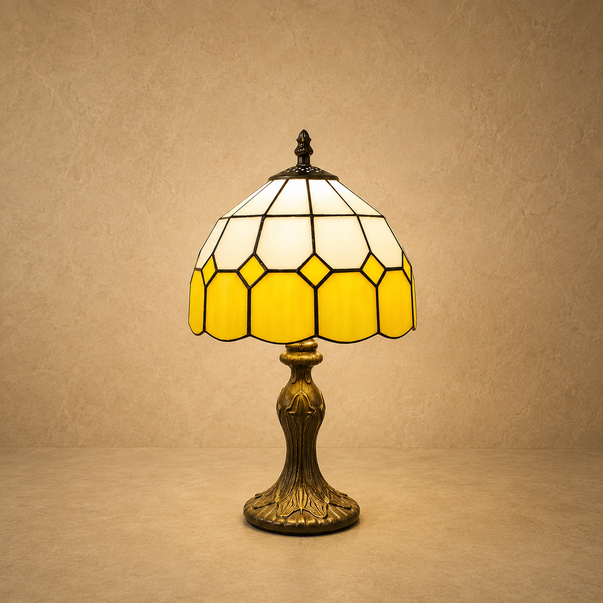 Tiffany Stained Glass Table Lamp
