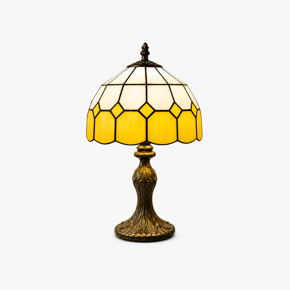 Tiffany Stained Glass Table Lamp