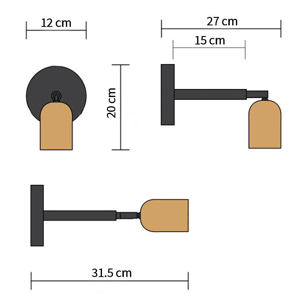 Axora | Adjustable Long-Arm Wall Lamp with Rotatable Head – Modern Design for Flexible Illumination 5