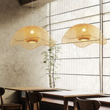 EcoChic Bamboo Pendant Lamp - Handcrafted Natural Lighting for Home Decor 7