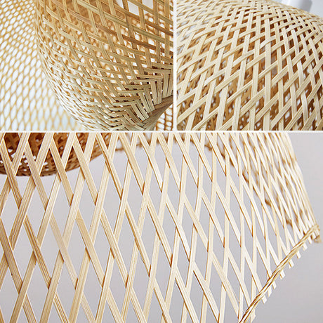 EcoChic Bamboo Pendant Lamp - Handcrafted Natural Lighting for Home Decor 13
