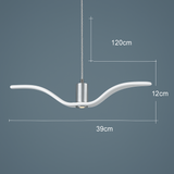 BeakBrilliance – LED Ceiling Lamp with Elegant Bird Design – Unique Lighting for Modern Dining Spaces 3