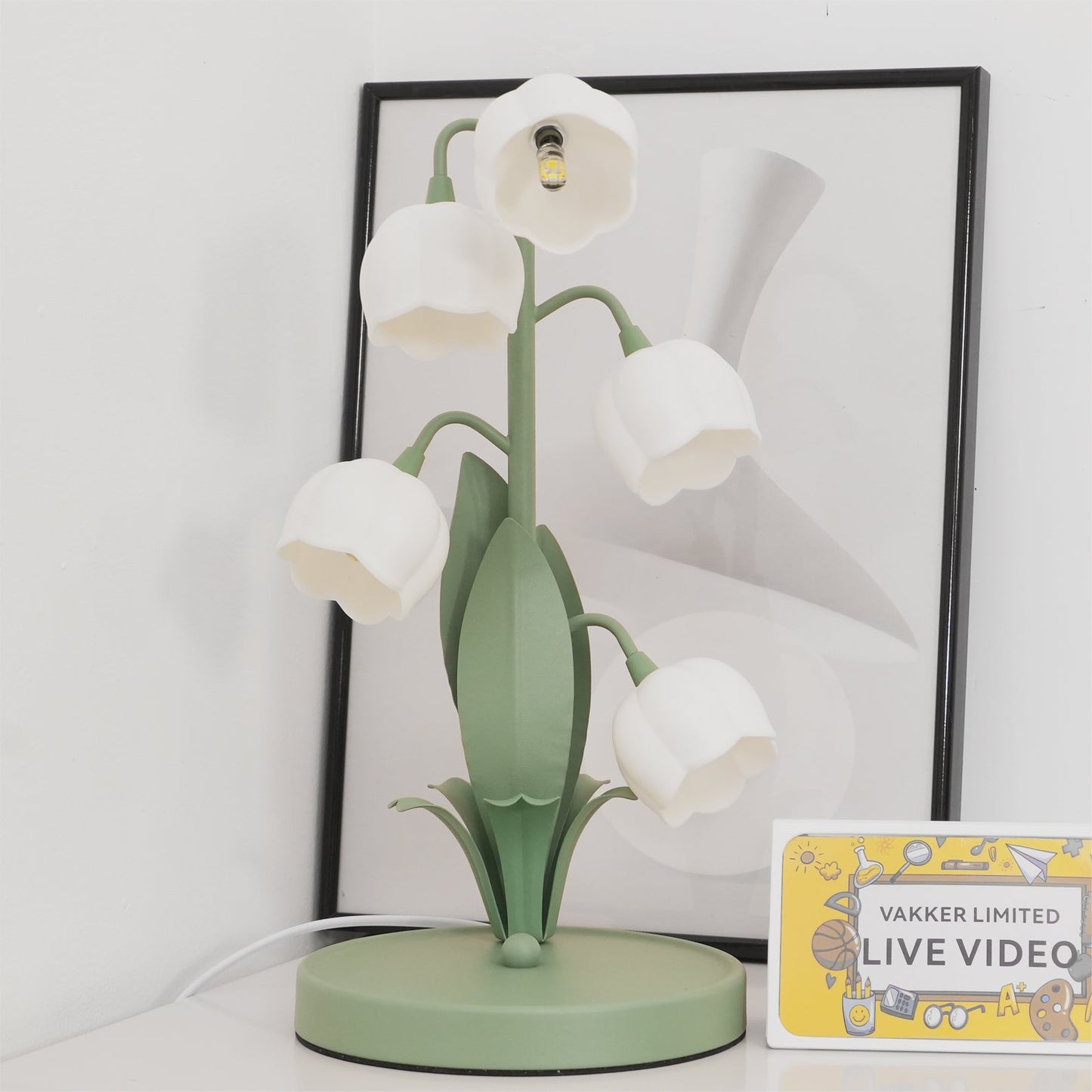 Virelle Tulip Flower Table LED Lamp