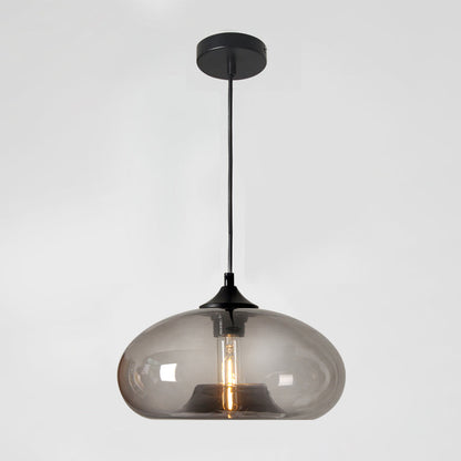 Veyra Smoked Globe Pendant