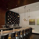 Smoked Glass Pendant Light