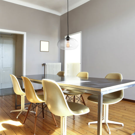 Smoked Glass Pendant Light