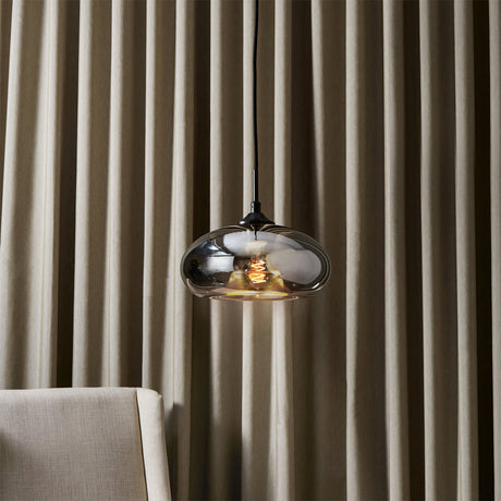Smoked Glass Pendant Light