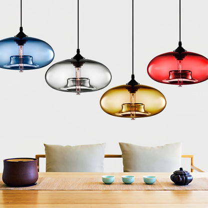 Veyra Smoked Globe Pendant