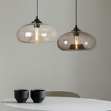 Smoked Glass Pendant Light