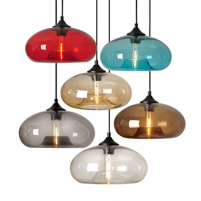 Veyra Smoked Globe Pendant