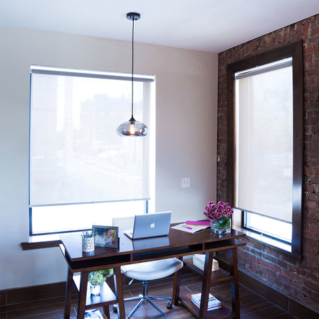 Smoked Glass Pendant Light