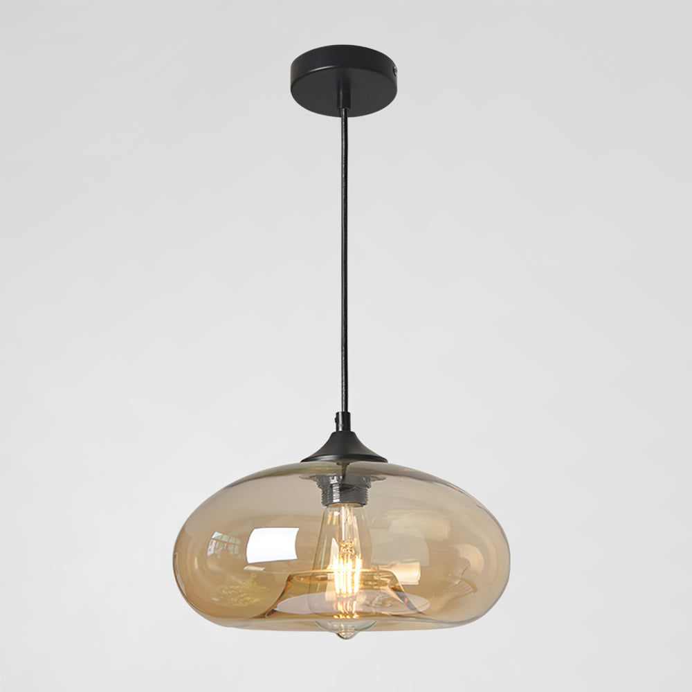 Veyra Smoked Globe Pendant
