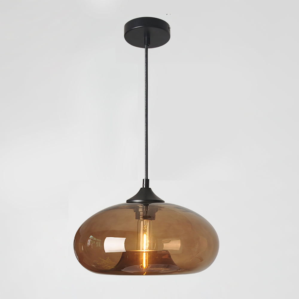 Veyra Smoked Globe Pendant