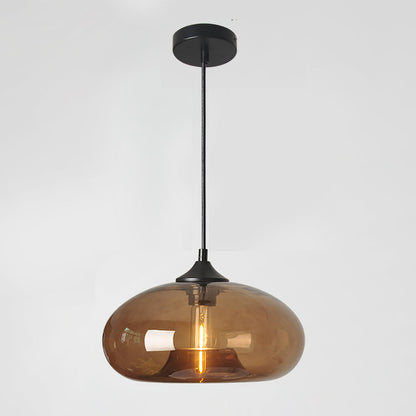Veyra Smoked Globe Pendant