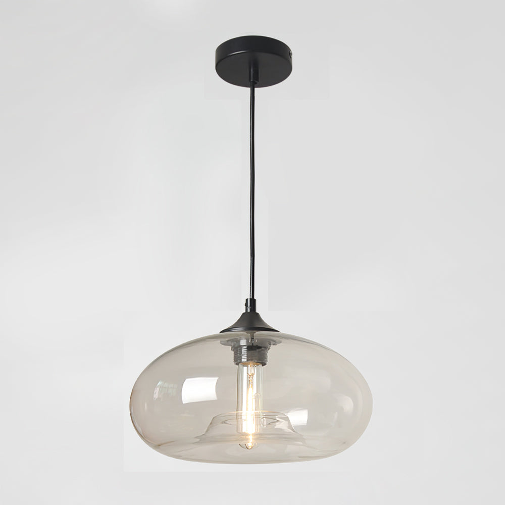 Veyra Smoked Globe Pendant