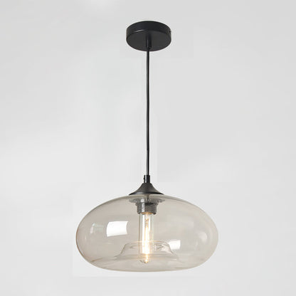 Veyra Smoked Globe Pendant