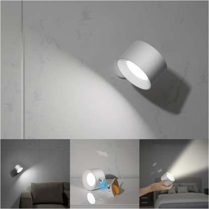 FlexiLamp Wireless Rechargeable LED Wall Lamp - 360° Illumination for Indoor & Outdoor Safety 15