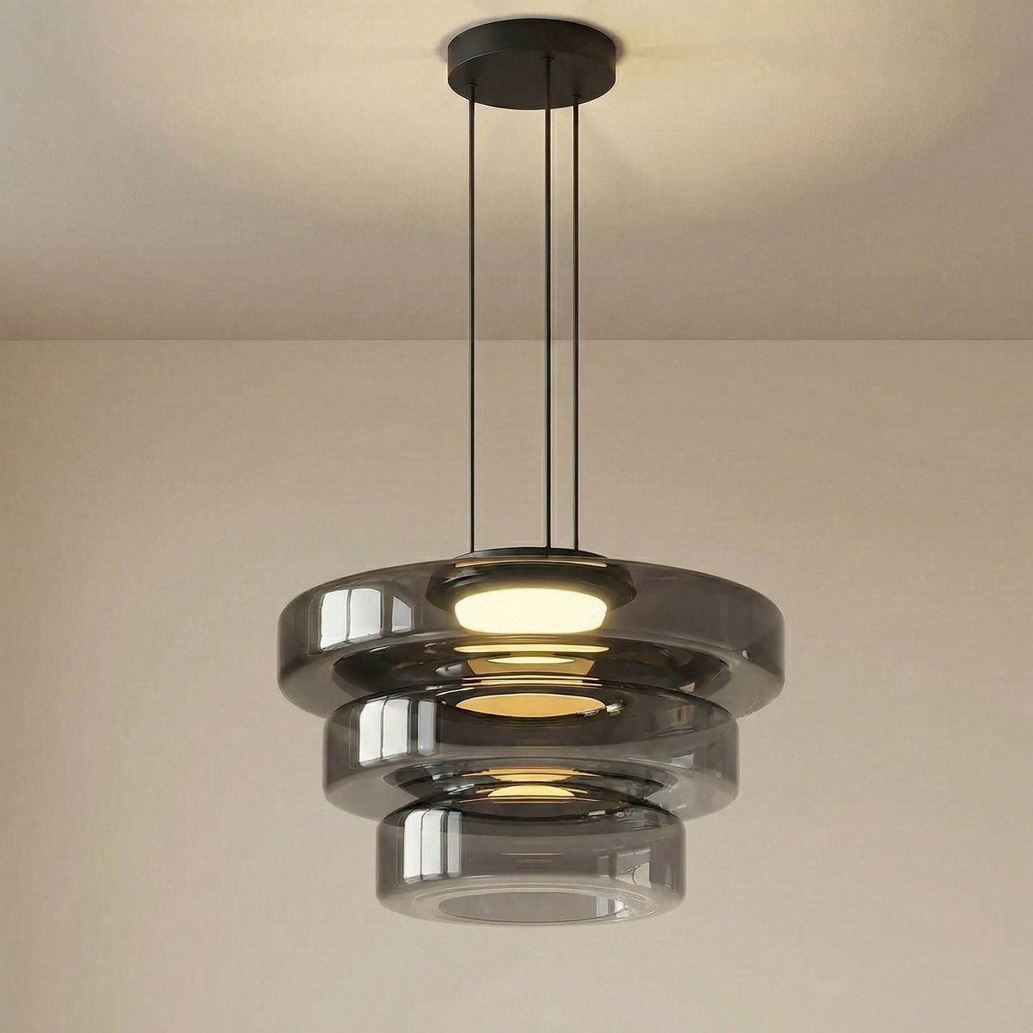 Luminex Layered Glass Pendant Light