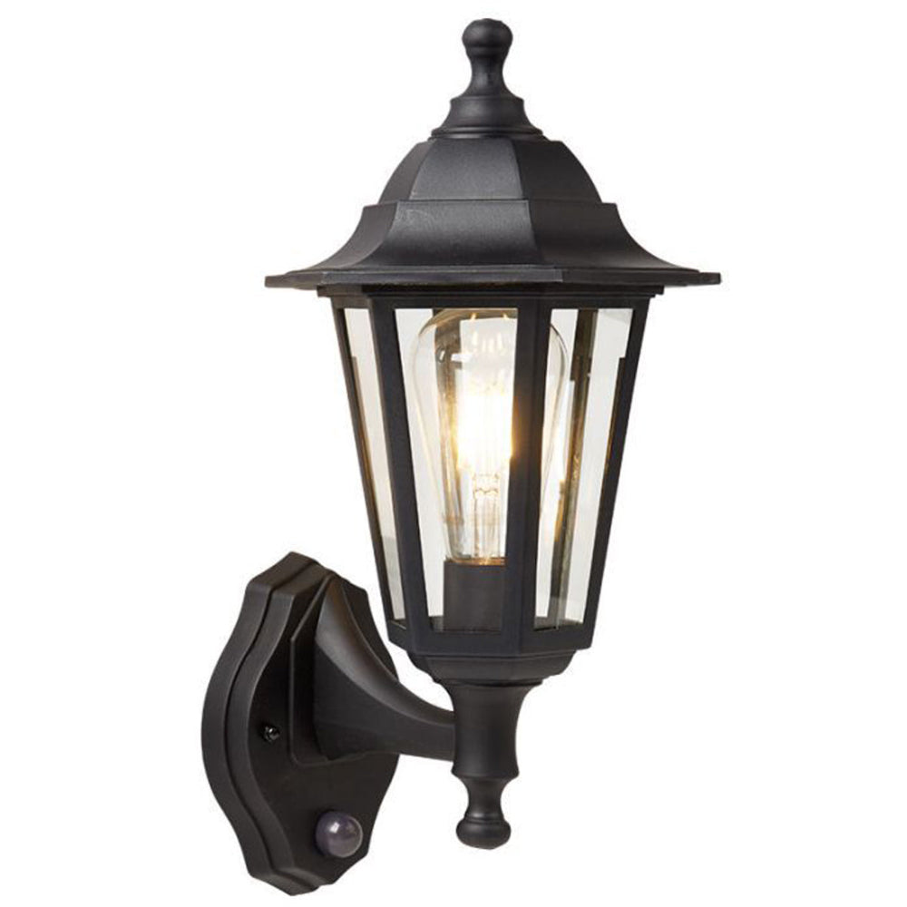 Elegant Outdoor Wall Lantern Sconce with Motion Sensor – Timeless Design for Automatic Illumination 2