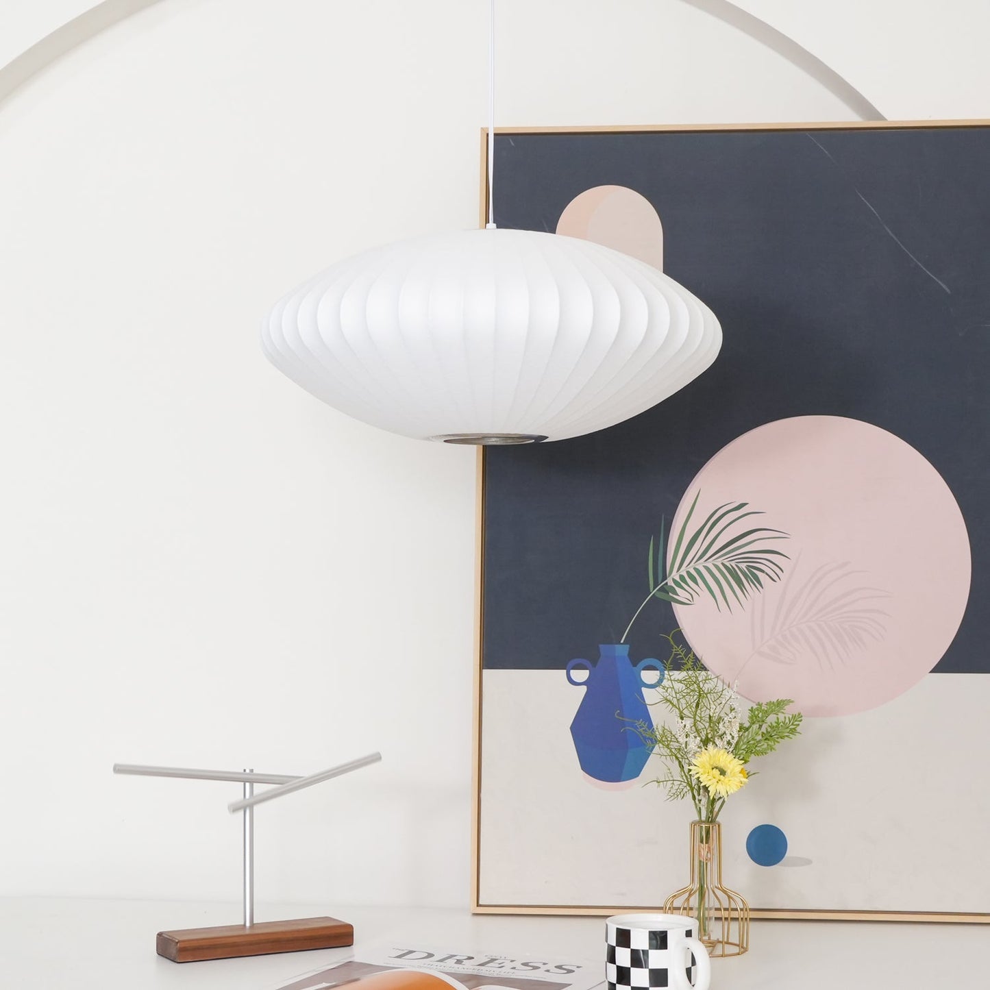Lunaris Japandi Pendant Lamp