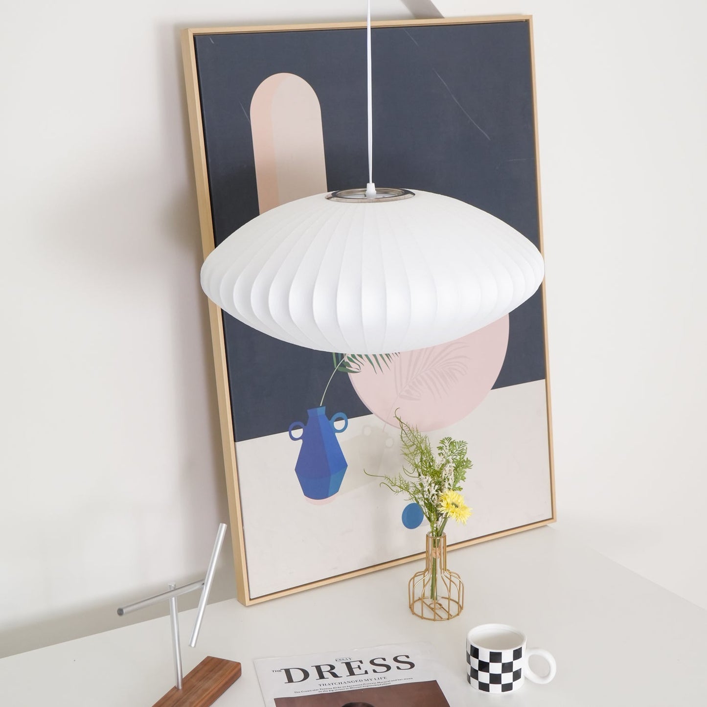 Lunaris Japandi Pendant Lamp