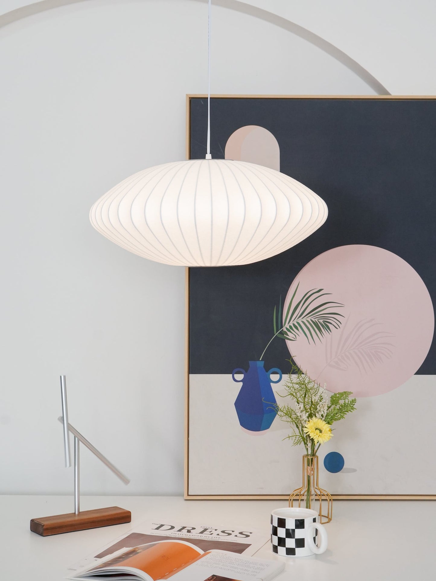Lunaris Japandi Pendant Lamp