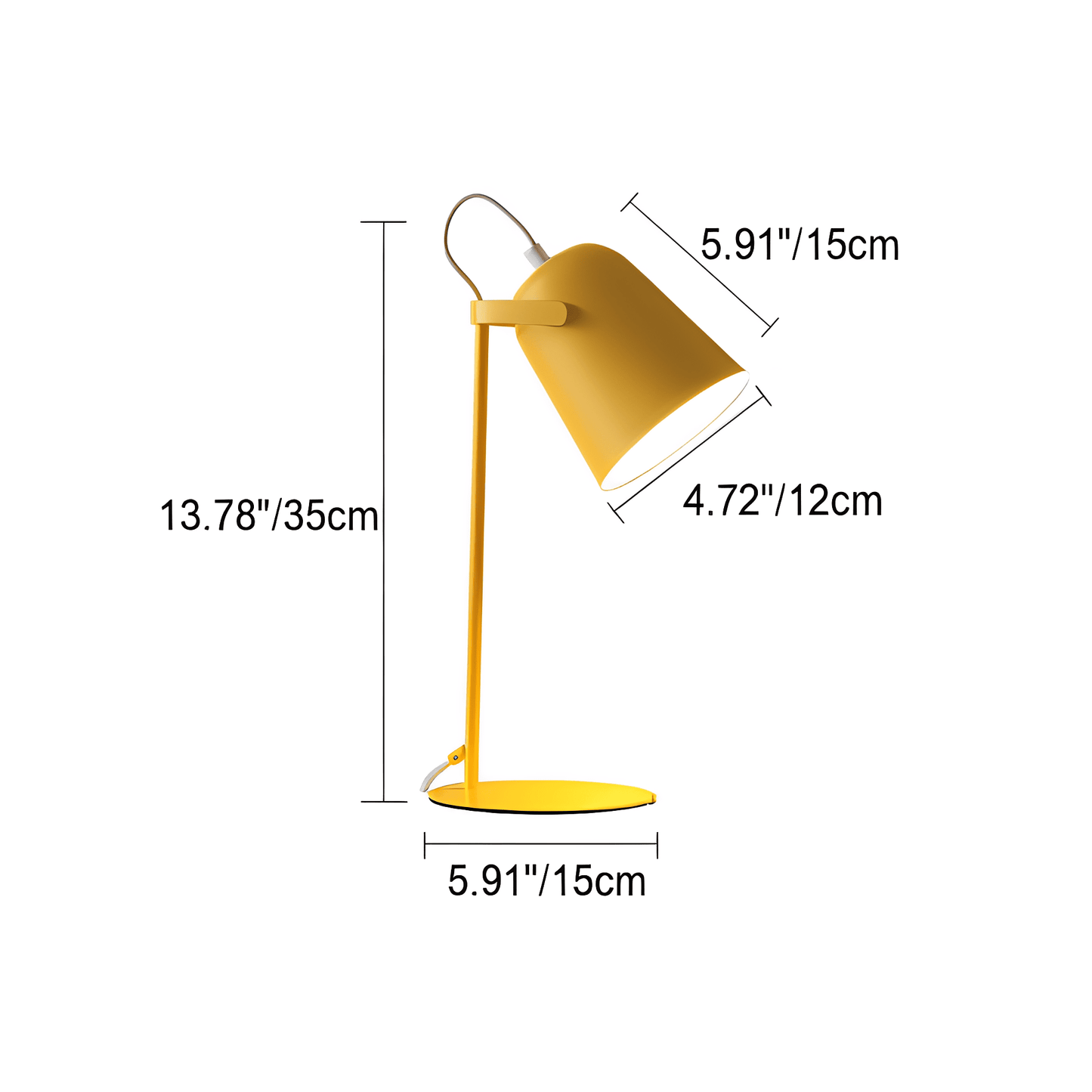 Modern Design Rotating Table Lamp with Adjustable Angle – Eye-Friendly Lighting for Reading and Relaxing 9
