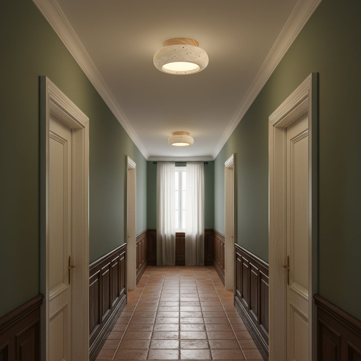 Hinora Flush Ceiling Light