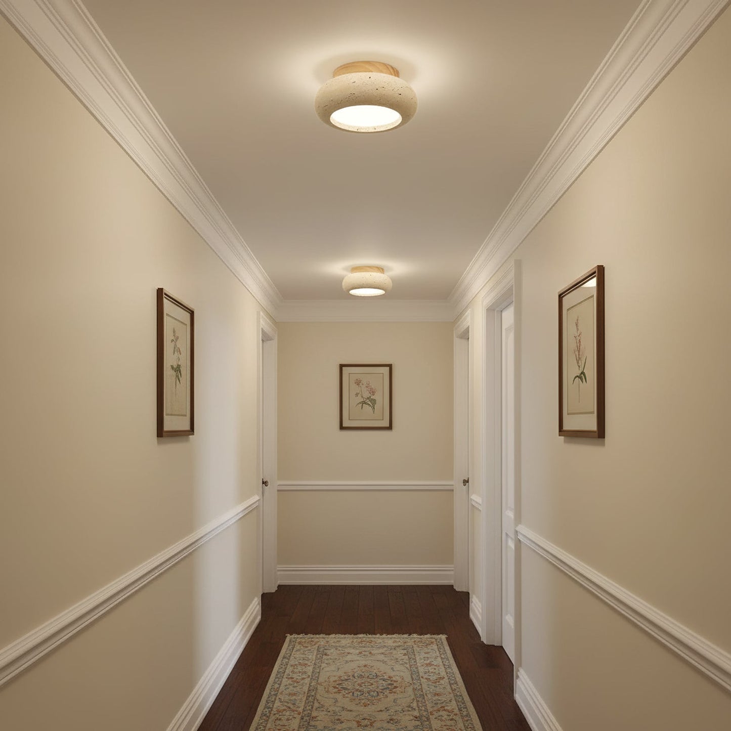 Hinora Flush Ceiling Light