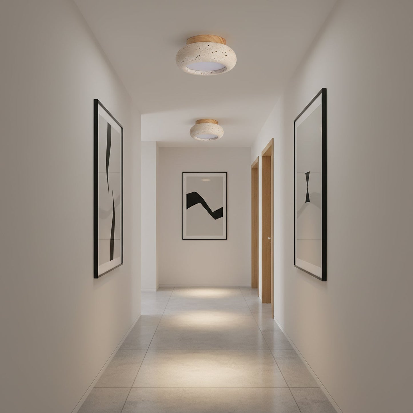 Hinora Flush Ceiling Light