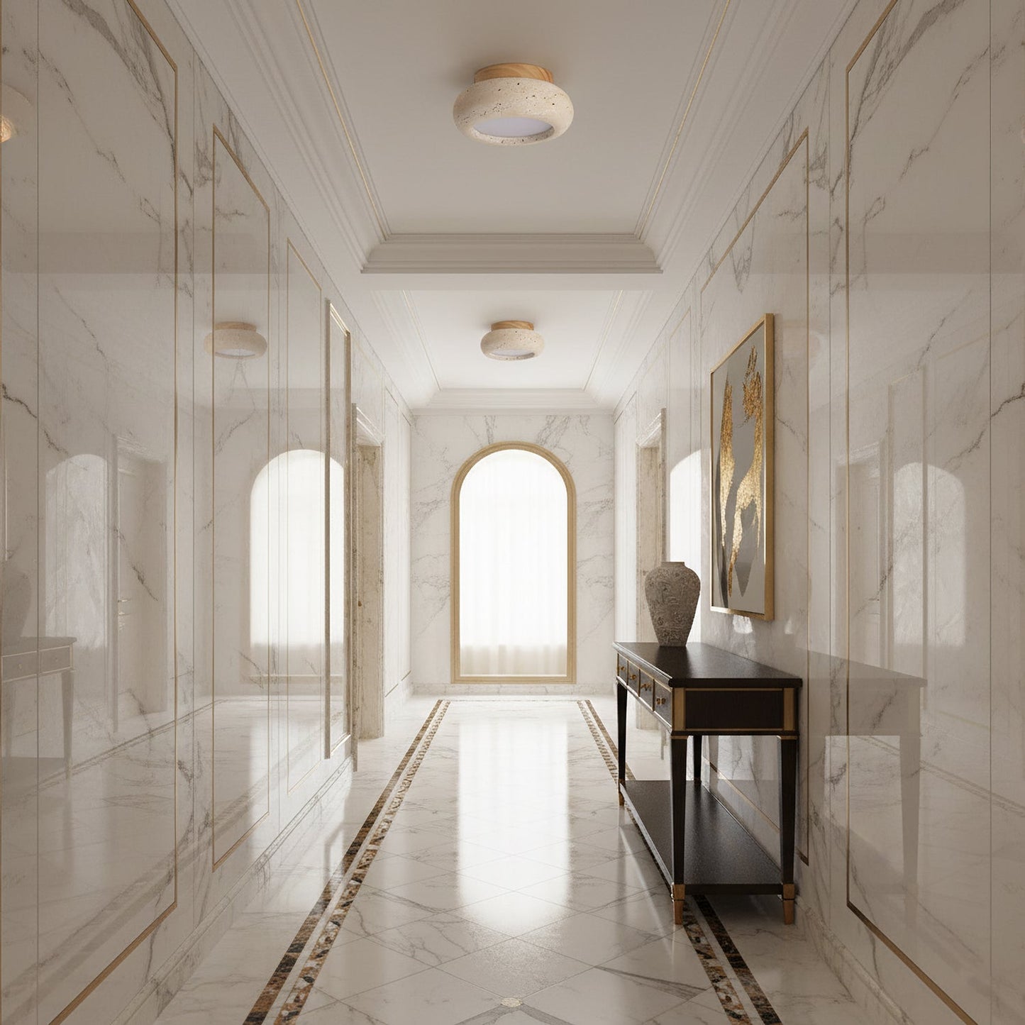 Hinora Flush Ceiling Light