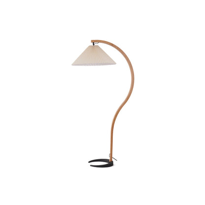 Nuvora Wooden Arc Floor Lamp