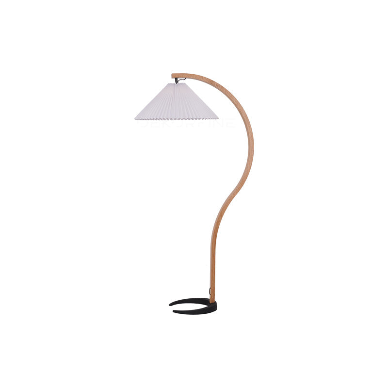 Nuvora Wooden Arc Floor Lamp