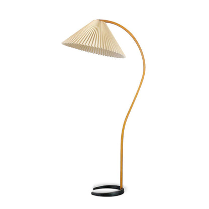 Nuvora Wooden Arc Floor Lamp